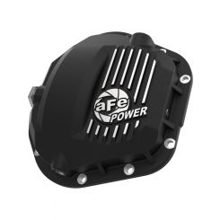 AFE Pro Series Dana 60 Front Differential Cover Black w/ Machined Fi
