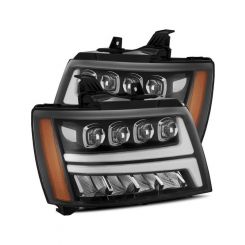 Alpharex For 07-13 Chevy Avalanche Nova LED Proj Headlights Plank Style…