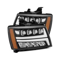 Alpharex For 07-13 Chevy AvalancheÂ Nova LED Proj Headlights Plank Styl…