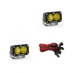 Baja Designs S2 Sport Driving Combo Pattern Pair LED Work Light Amber