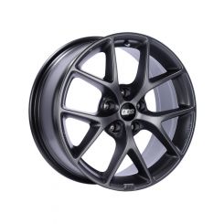 BBS SR 19x8.5 5x112 ET46 Satin Grey Wheel -82mm PFS/Clip Required