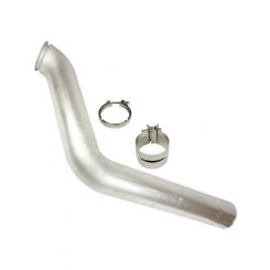 BD Diesel Turbo Downpipe Kit S400 4in Aluminized Full Marmon