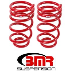 BMR For 10-15 5th Gen Camaro V8 Rear Lowering Springs Red