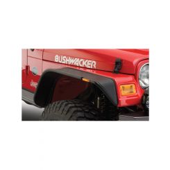 Bushwacker For 97-06 Jeep TJ Flat Style Flares 2pc Black