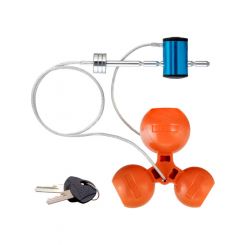 Curt Universal Tri-Ball Trailer Coupler Lock Fits 1-7/8in 2in 2-5/16in