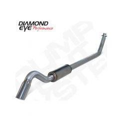 Diamond Eye 4In Ss Turbo Back Sgl Dump Out For 98.5-02 Dodge Includi…