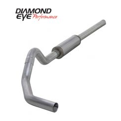 Diamond Eye Kit 4In Cb Sgl Al For 2004.5-2007.5 Dodge Cummins 600