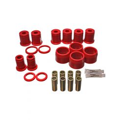 Energy Suspension Rear Control Arm Bushing Red Set with Thrust Washers