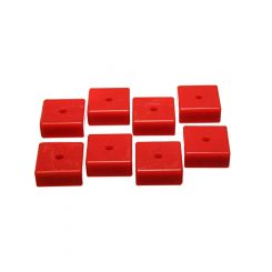 Energy Suspension Leaf Spring Pad 2-1/16In. Sq X 3/8In. Id X 15/16in.