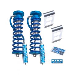 King Shocks For 2005+ Ford F-250/F-350 4WD Front 2.5 Dia Remote Rese