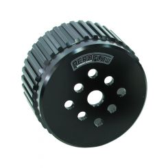 Aeroflow Water Pump Gilmer Pulley Black Anodised For SB/BB Chev