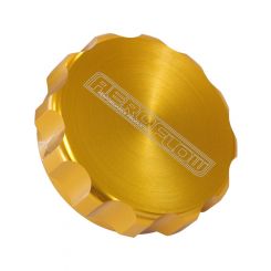 Aeroflow 1 Inch Billet Aluminium Filler Cap Gold