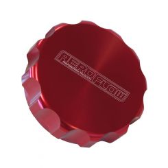 Aeroflow 1 Inch Billet Aluminium Filler Cap Red