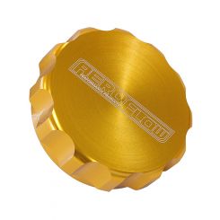 Aeroflow 2-1/2 Inch Billet Aluminium Filler Cap Gold