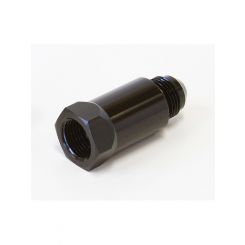 Aeroflow Roll Over Valve -8AN Black -8 Female ORB to -8 Male AN