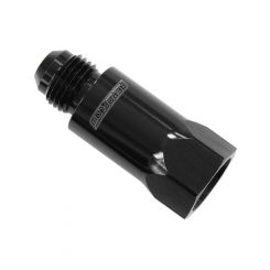 Aeroflow Roll Over Valve -8AN Black -8 Female ORB to -8 Male AN