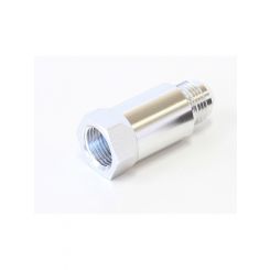Aeroflow Roll Over Valve -8AN Silver -8 Female ORB to -8 Male AN