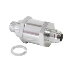 Aeroflow EFI Fuel Pump Check Valve -6AN (M12 x 1.5mm) Silver