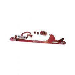 Aeroflow Billet Throttle Cable Bracket 4150 Style Red