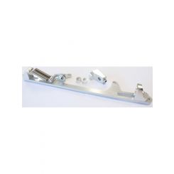 Aeroflow Billet Throttle Cable Bracket 4500 Dominator Style Silver