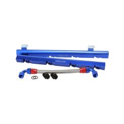 Aeroflow Billet EFI Fuel Rails Blue For Holden 304-355 EFI V8
