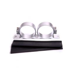 Aeroflow Bosch Dual Fuel Pump Bracket Silver AF64-2015S)
