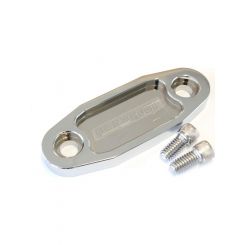 Aeroflow Billet Fuel Pump Block-Off Plate Chrome For Ford 302-351C