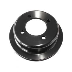 Aeroflow Billet Crankshaft Pulley Black For Ford 302-351C 4-Bolt