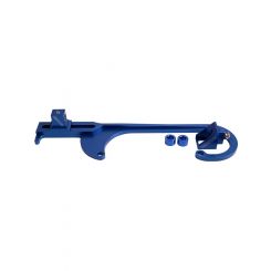 Aeroflow Billet Throttle Cable Bracket 4150 Style Blue