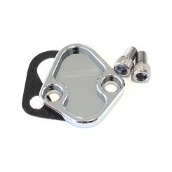 Aeroflow Billet Fuel Pump Block-Off Plate For BB Chevy, Ford 289-351W AF64-2027C