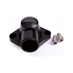 Aeroflow Thermostat Housing Black For SB, BB Chevy, Swivel