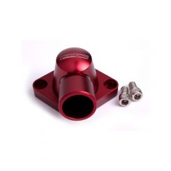 Aeroflow Thermostat Housing Red For SB, BB Chevy, Swivel