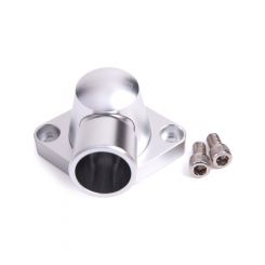 Aeroflow Thermostat Housing Silver For SB,BB Chevy Swivel
