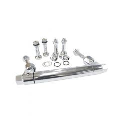 Aeroflow Adjustable Billet Fuel Log Chrome