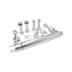 Aeroflow Adjustable Billet Fuel Log Silver