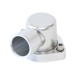 Aeroflow Billet 90 Degree Thermostat Housing Silver For Ford 302-351C AF64-2039S