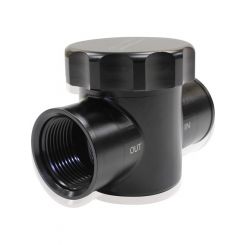 Aeroflow Billet Radiator Filter / Filler Anodised Black