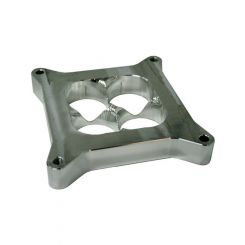 Aeroflow 1" Tapered Velocity Carburettor Spacer Raw For 4150 Flange