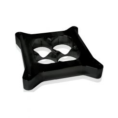Aeroflow 1" Tapered Velocity Carburettor Spacer Blk For 4150 Flange AF64-2044BLK