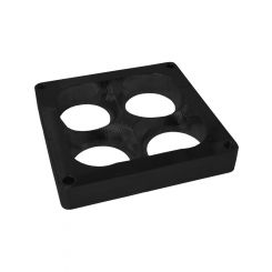 Aeroflow 1" Tapered Velocity Carburettor Spacer Blk For 4500 Flange AF64-2045BLK