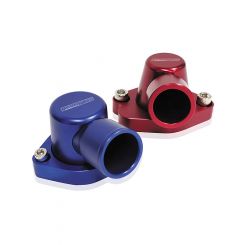 Aeroflow Thermostat Housing Blue For Holden V8, No Heater Outlet