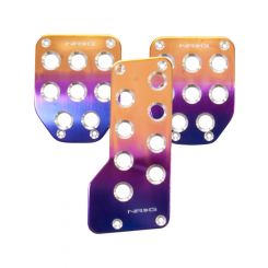 NRG Aluminum Sport Pedal M/T Purple/Titanium Fade