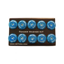 NRG Fender Washer Kit w/Color Matched M6 Bolt Rivets For Plastic Blue…