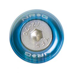 NRG Fender Washer Kit w/Rivets For Metal Blue Set of 10