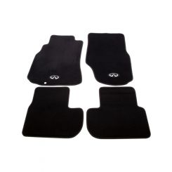 NRG Floor Mats For 03-06 G35 Infiniti Emblem Logo 4pc.