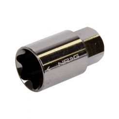 NRG Lug Nut Lock Key Socket Black Chrome 17Mm Spare For Use w/LN / L40
