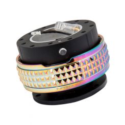 NRG Quick Release Kit Pyramid Edition Black Body / Neochrome Pyra…