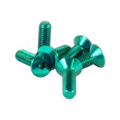 NRG Steering Wheel Screw Upgrade Kit Conical Green