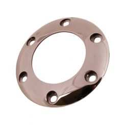 NRG Steering Wheel Horn Button Ring Black Chrome