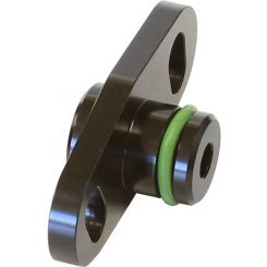 Aeroflow Fuel Rail Adapter For Mitsubishi 16mm Seal 37-40mm Centre AF64-2066BLK